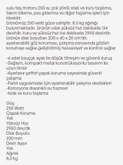 250W MAC SULU ÇARK TAŞI